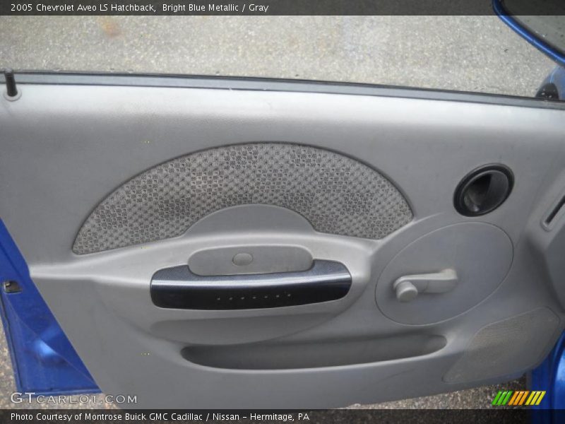 Bright Blue Metallic / Gray 2005 Chevrolet Aveo LS Hatchback