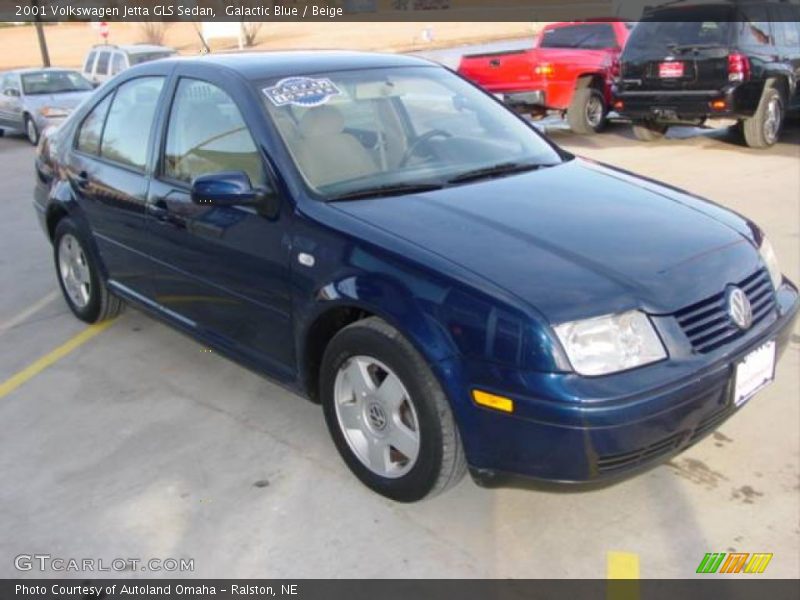 Galactic Blue / Beige 2001 Volkswagen Jetta GLS Sedan