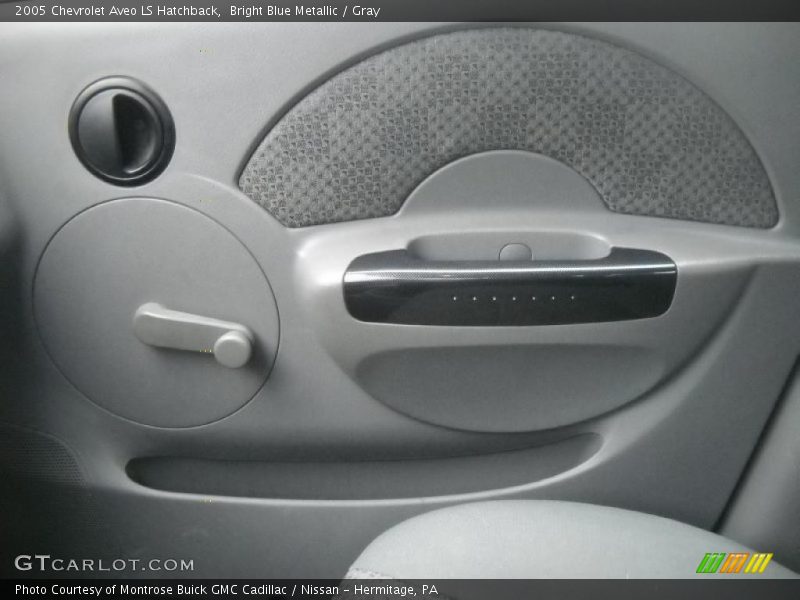 Bright Blue Metallic / Gray 2005 Chevrolet Aveo LS Hatchback