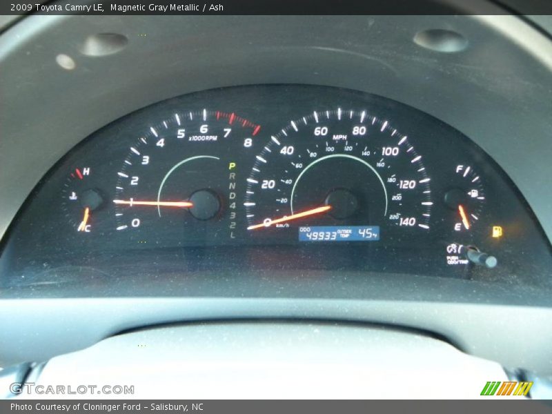 Magnetic Gray Metallic / Ash 2009 Toyota Camry LE