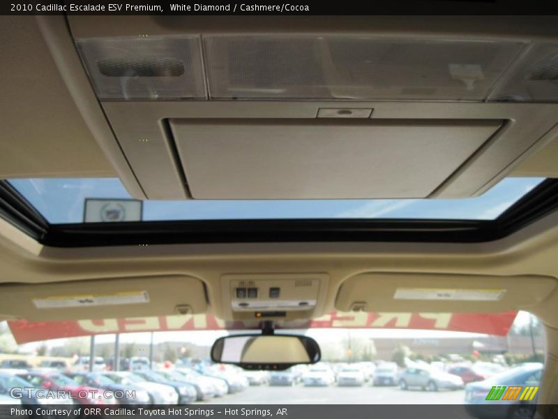 White Diamond / Cashmere/Cocoa 2010 Cadillac Escalade ESV Premium
