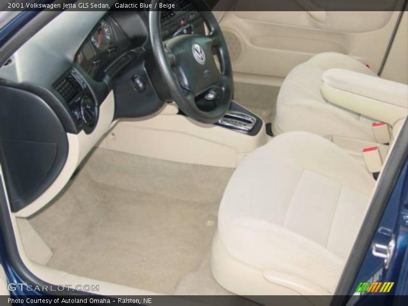 Galactic Blue / Beige 2001 Volkswagen Jetta GLS Sedan