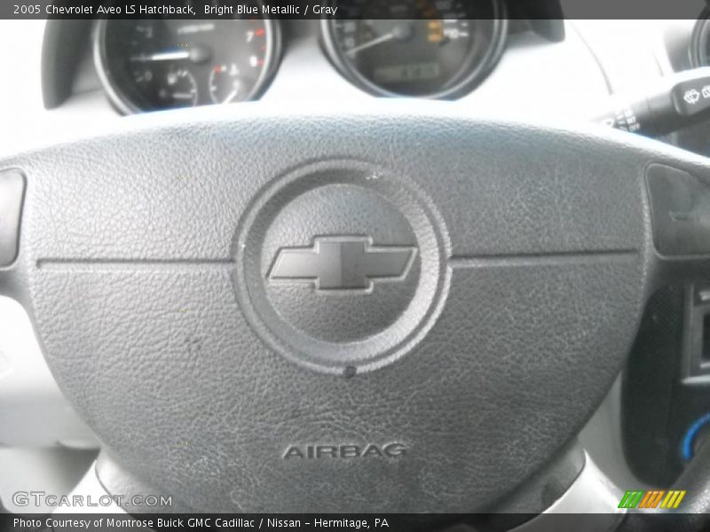 Bright Blue Metallic / Gray 2005 Chevrolet Aveo LS Hatchback