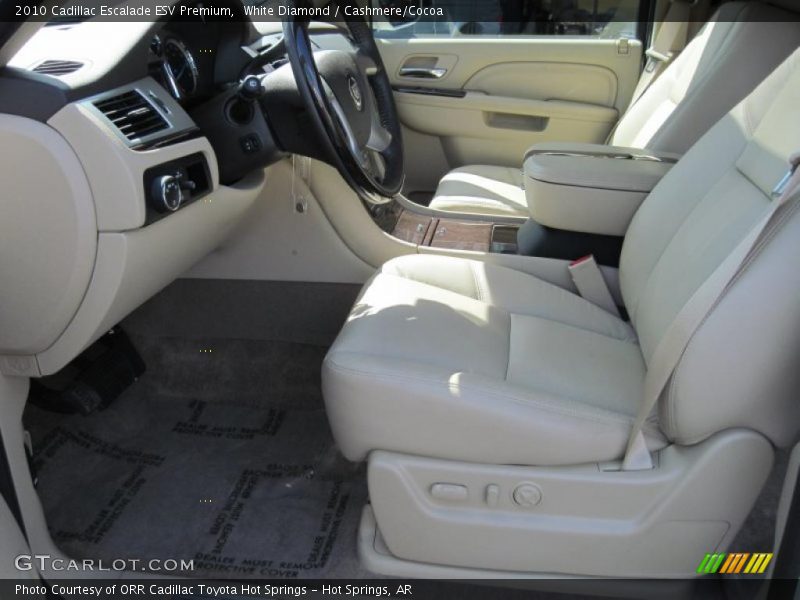 White Diamond / Cashmere/Cocoa 2010 Cadillac Escalade ESV Premium