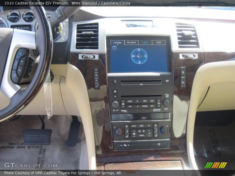 White Diamond / Cashmere/Cocoa 2010 Cadillac Escalade ESV Premium