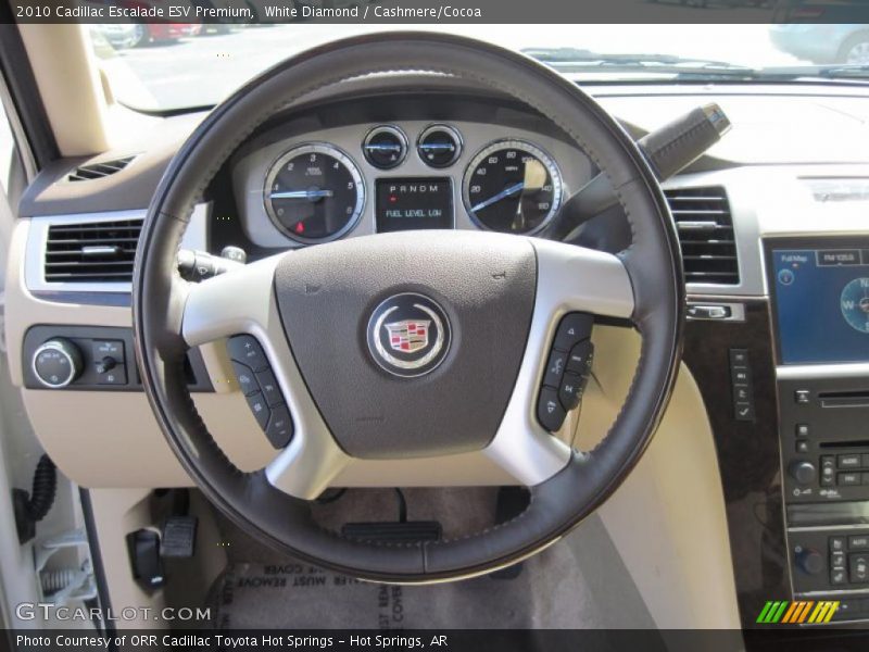White Diamond / Cashmere/Cocoa 2010 Cadillac Escalade ESV Premium
