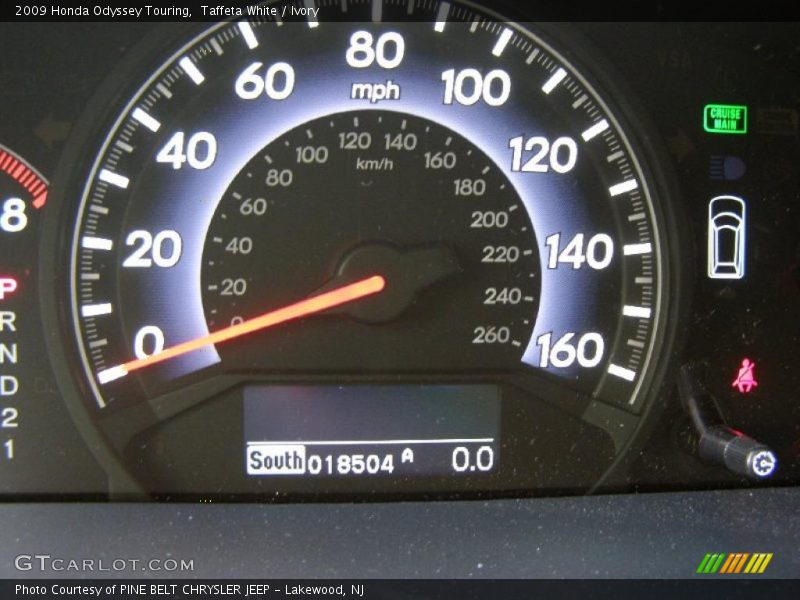 Taffeta White / Ivory 2009 Honda Odyssey Touring