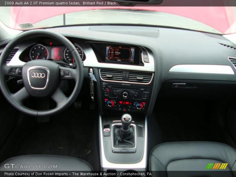 Dashboard of 2009 A4 2.0T Premium quattro Sedan