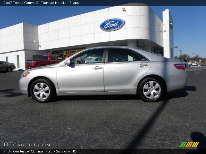 Titanium Metallic / Bisque 2007 Toyota Camry LE