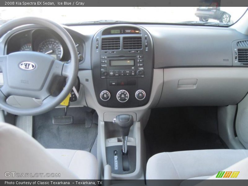 Ice Blue / Gray 2008 Kia Spectra EX Sedan