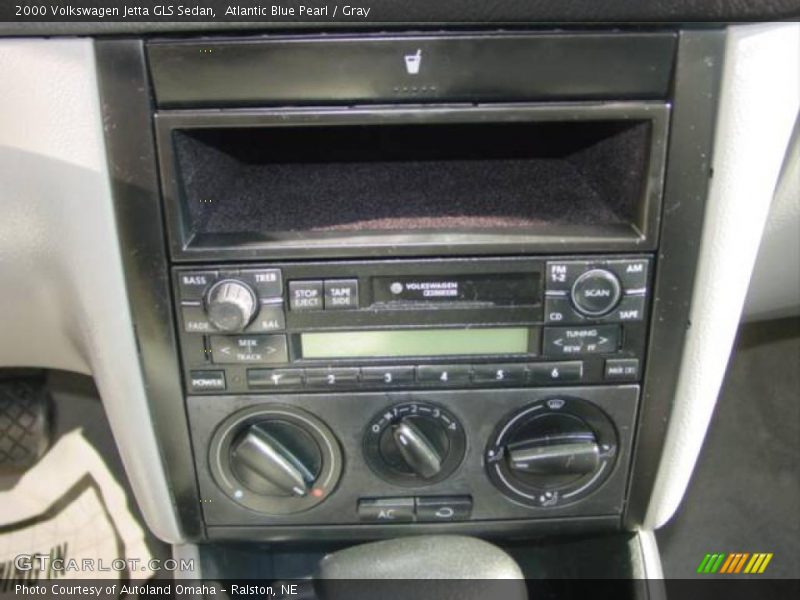 Atlantic Blue Pearl / Gray 2000 Volkswagen Jetta GLS Sedan