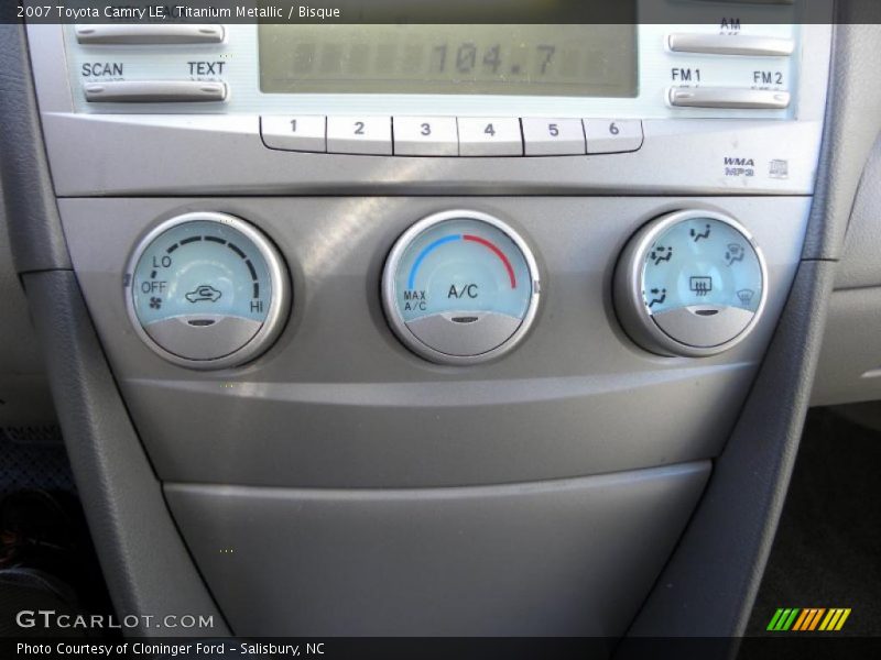 Titanium Metallic / Bisque 2007 Toyota Camry LE