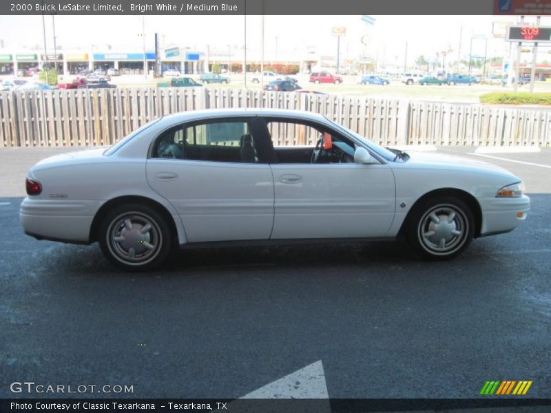 Bright White / Medium Blue 2000 Buick LeSabre Limited