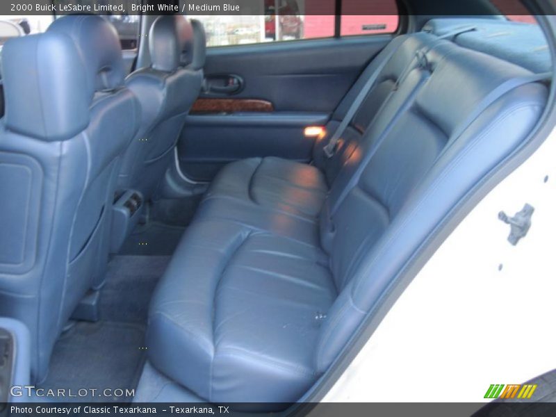 Bright White / Medium Blue 2000 Buick LeSabre Limited