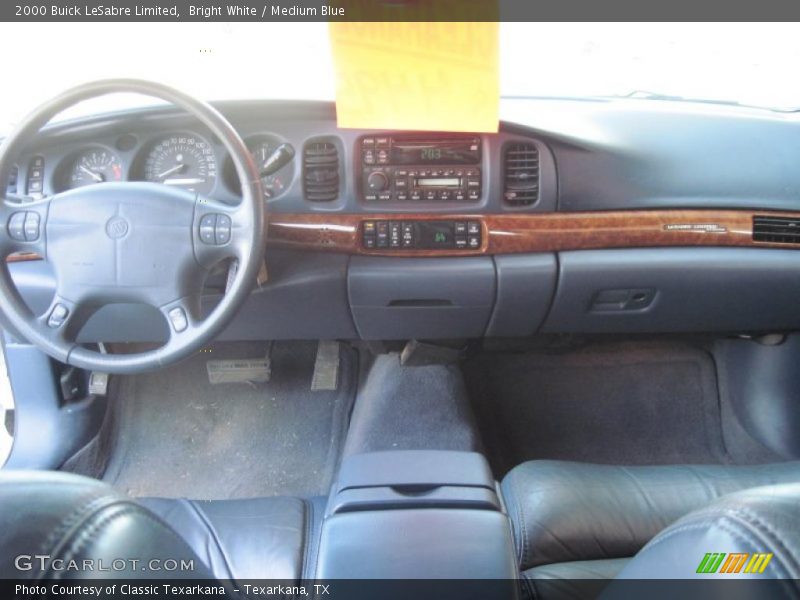 Bright White / Medium Blue 2000 Buick LeSabre Limited