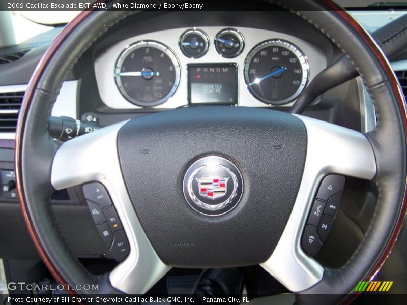 White Diamond / Ebony/Ebony 2009 Cadillac Escalade EXT AWD