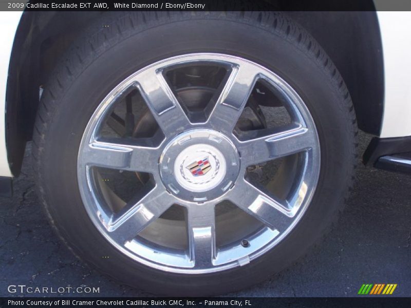 White Diamond / Ebony/Ebony 2009 Cadillac Escalade EXT AWD