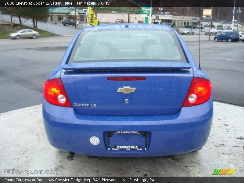 Blue Flash Metallic / Gray 2008 Chevrolet Cobalt LS Sedan