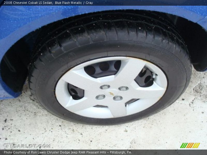 Blue Flash Metallic / Gray 2008 Chevrolet Cobalt LS Sedan