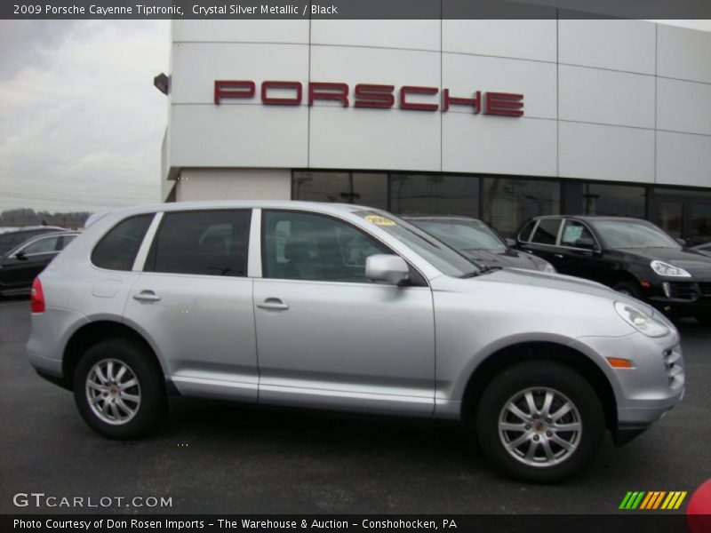 Crystal Silver Metallic / Black 2009 Porsche Cayenne Tiptronic