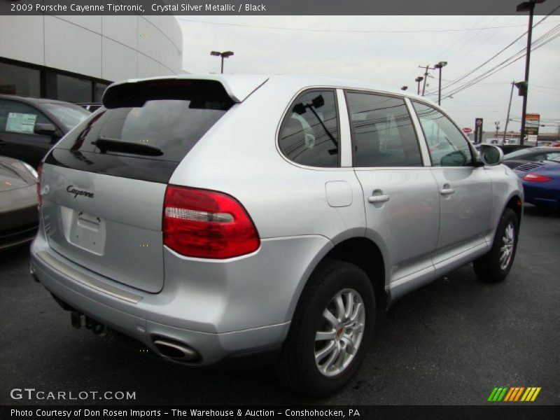 Crystal Silver Metallic / Black 2009 Porsche Cayenne Tiptronic