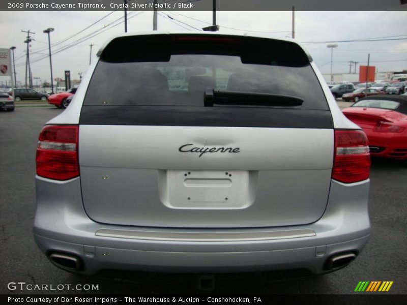 Crystal Silver Metallic / Black 2009 Porsche Cayenne Tiptronic