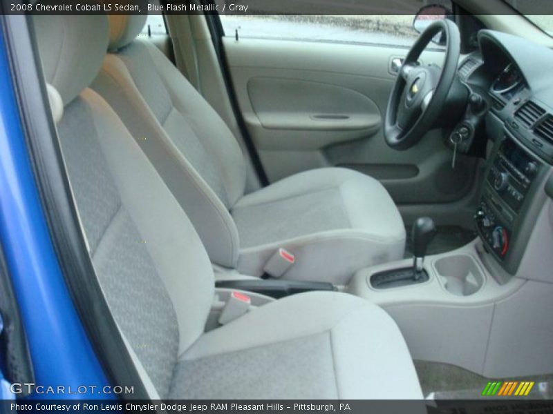 Blue Flash Metallic / Gray 2008 Chevrolet Cobalt LS Sedan
