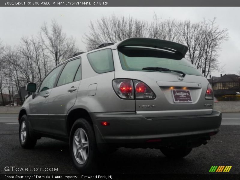 Millennium Silver Metallic / Black 2001 Lexus RX 300 AWD