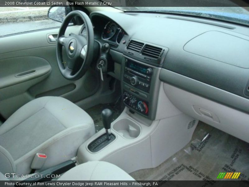 Blue Flash Metallic / Gray 2008 Chevrolet Cobalt LS Sedan