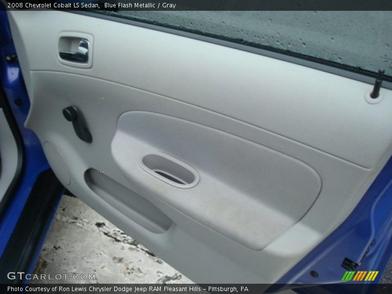 Blue Flash Metallic / Gray 2008 Chevrolet Cobalt LS Sedan