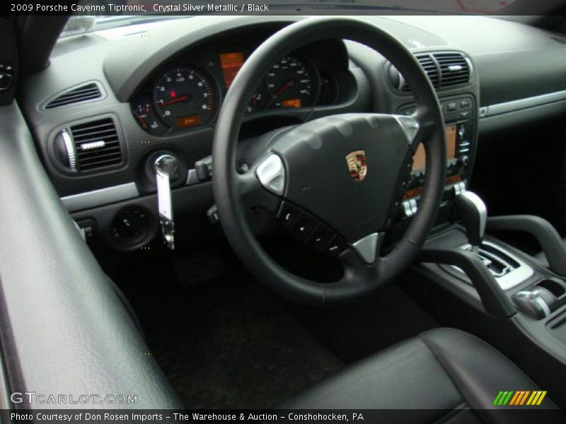 Crystal Silver Metallic / Black 2009 Porsche Cayenne Tiptronic
