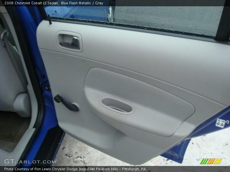 Blue Flash Metallic / Gray 2008 Chevrolet Cobalt LS Sedan
