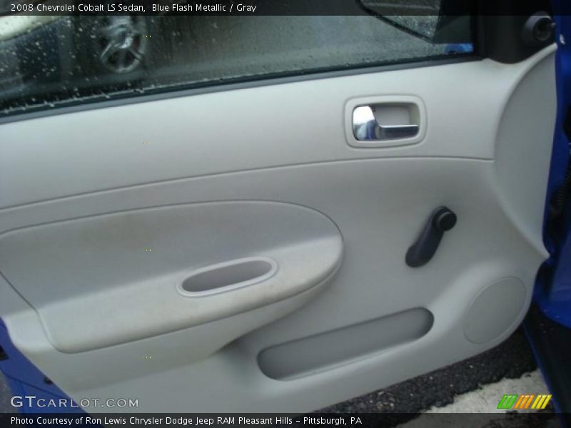 Blue Flash Metallic / Gray 2008 Chevrolet Cobalt LS Sedan