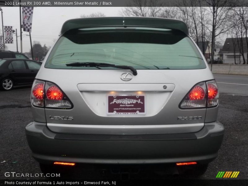 Millennium Silver Metallic / Black 2001 Lexus RX 300 AWD