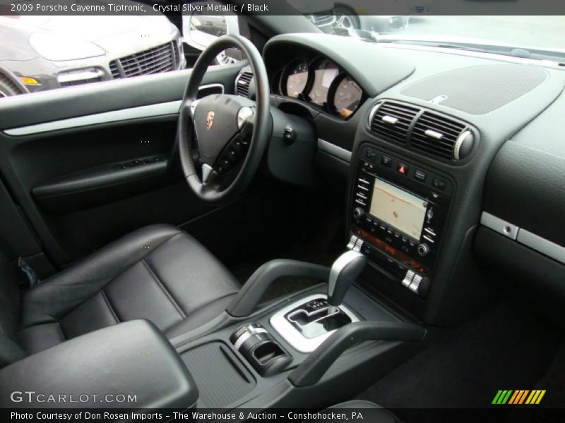 Crystal Silver Metallic / Black 2009 Porsche Cayenne Tiptronic