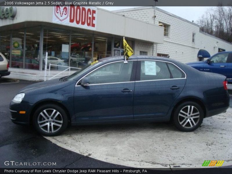 Blue Graphite Metallic / Grey 2006 Volkswagen Jetta 2.5 Sedan