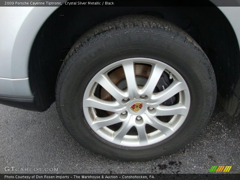 Crystal Silver Metallic / Black 2009 Porsche Cayenne Tiptronic