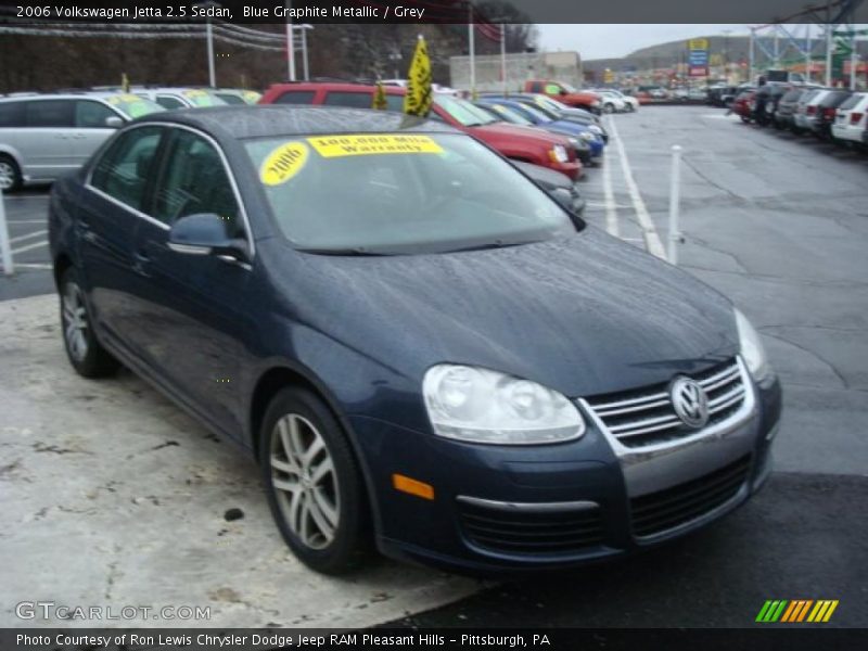 Blue Graphite Metallic / Grey 2006 Volkswagen Jetta 2.5 Sedan