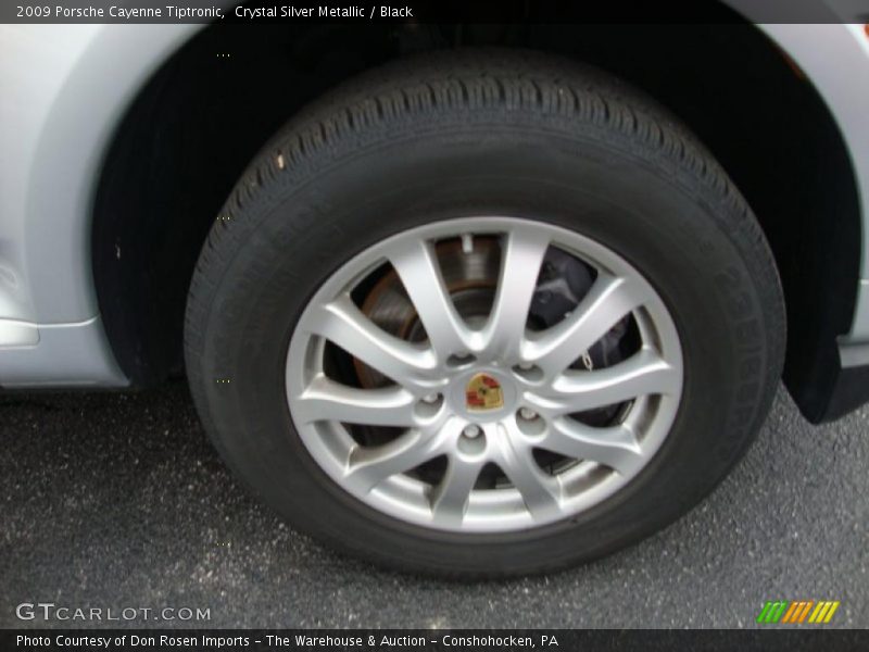Crystal Silver Metallic / Black 2009 Porsche Cayenne Tiptronic
