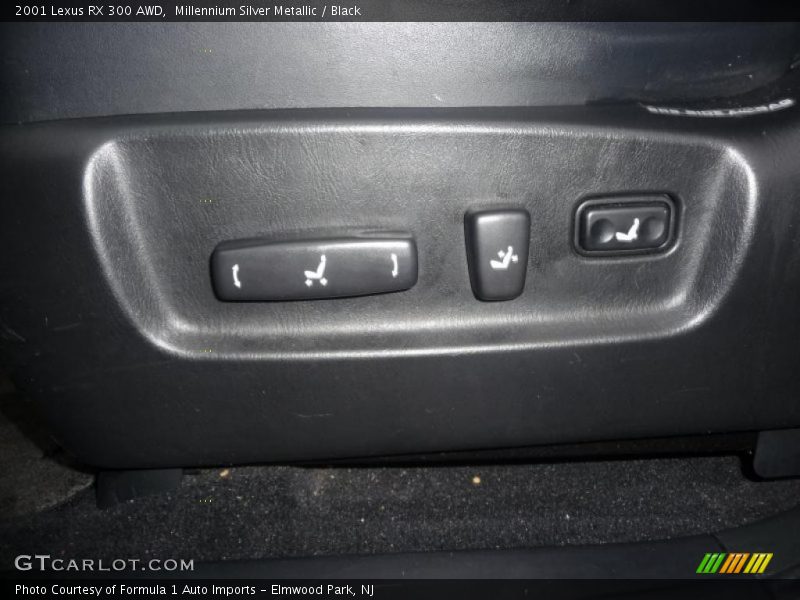 Millennium Silver Metallic / Black 2001 Lexus RX 300 AWD