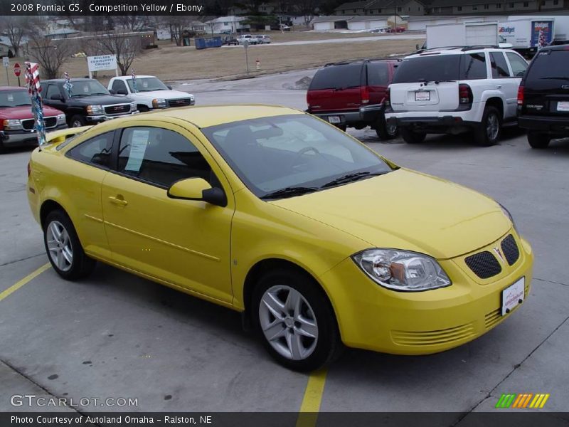 Competition Yellow / Ebony 2008 Pontiac G5