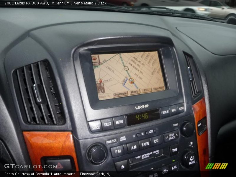 Millennium Silver Metallic / Black 2001 Lexus RX 300 AWD