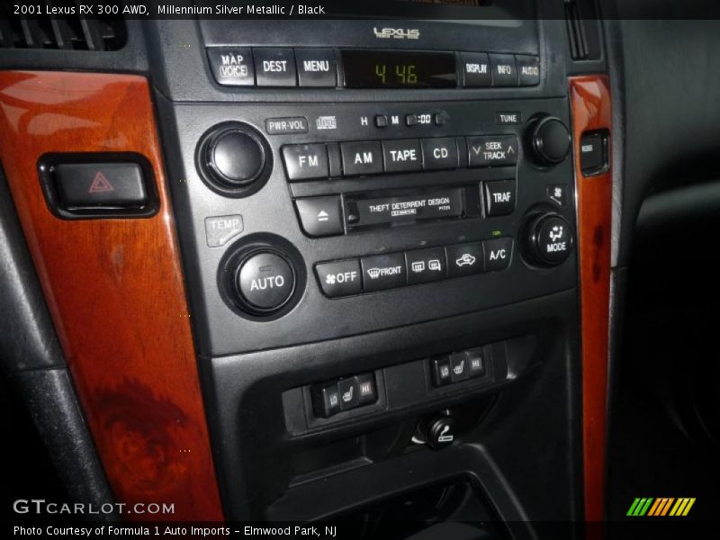 Millennium Silver Metallic / Black 2001 Lexus RX 300 AWD