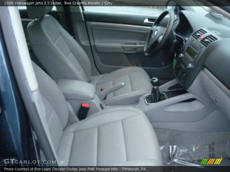 Blue Graphite Metallic / Grey 2006 Volkswagen Jetta 2.5 Sedan