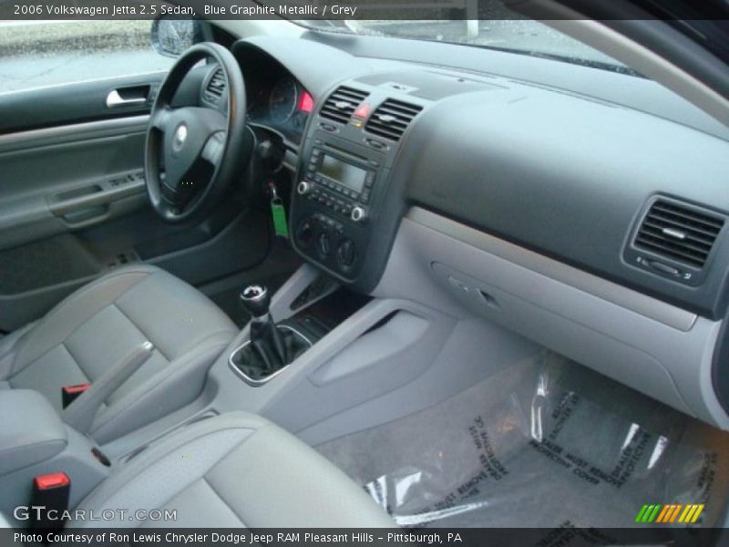 Blue Graphite Metallic / Grey 2006 Volkswagen Jetta 2.5 Sedan