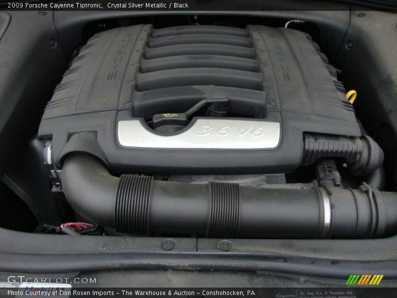Crystal Silver Metallic / Black 2009 Porsche Cayenne Tiptronic