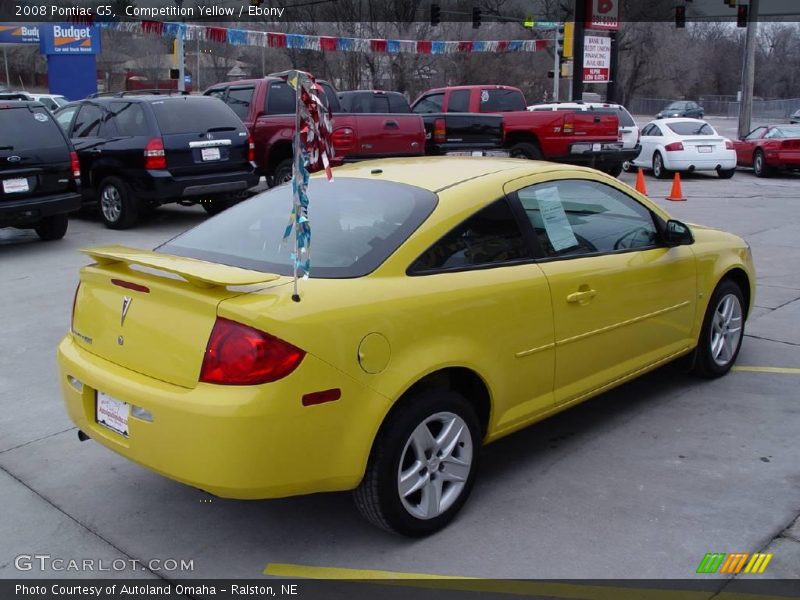 Competition Yellow / Ebony 2008 Pontiac G5