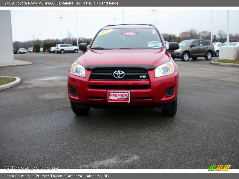 Barcelona Red Metallic / Sand Beige 2009 Toyota RAV4 V6 4WD