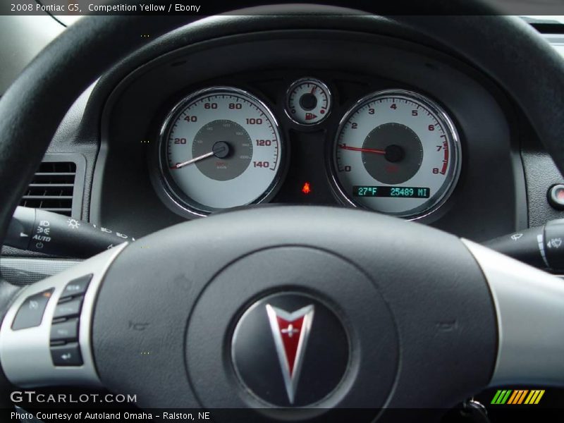 Competition Yellow / Ebony 2008 Pontiac G5