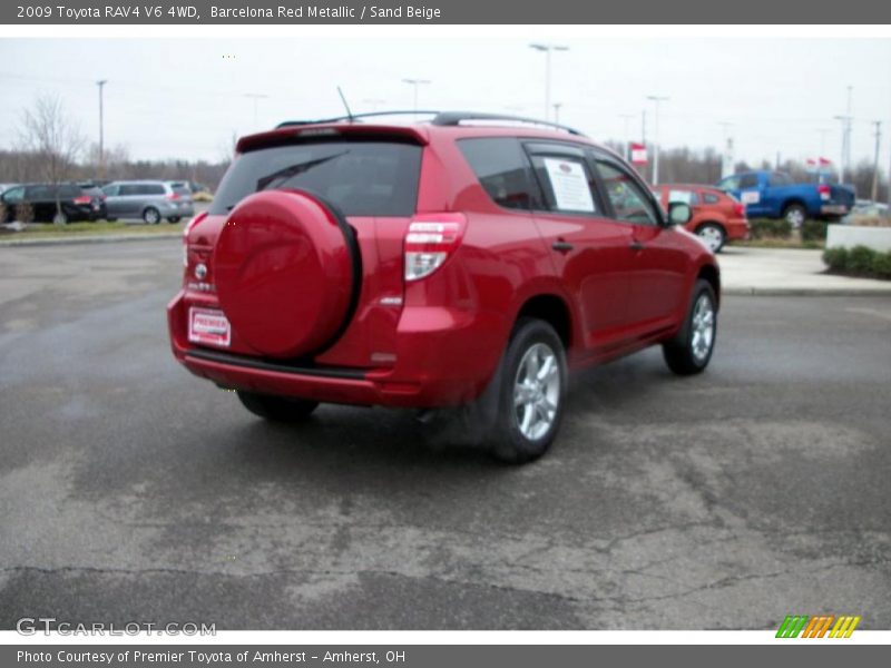 Barcelona Red Metallic / Sand Beige 2009 Toyota RAV4 V6 4WD